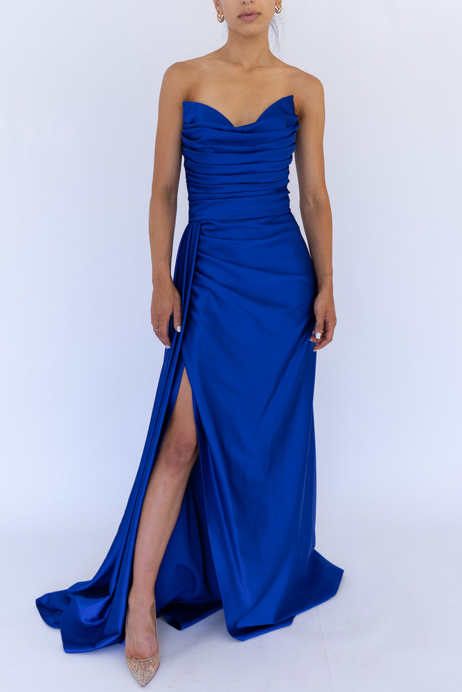 Harper Corset Gown Blue by HSH