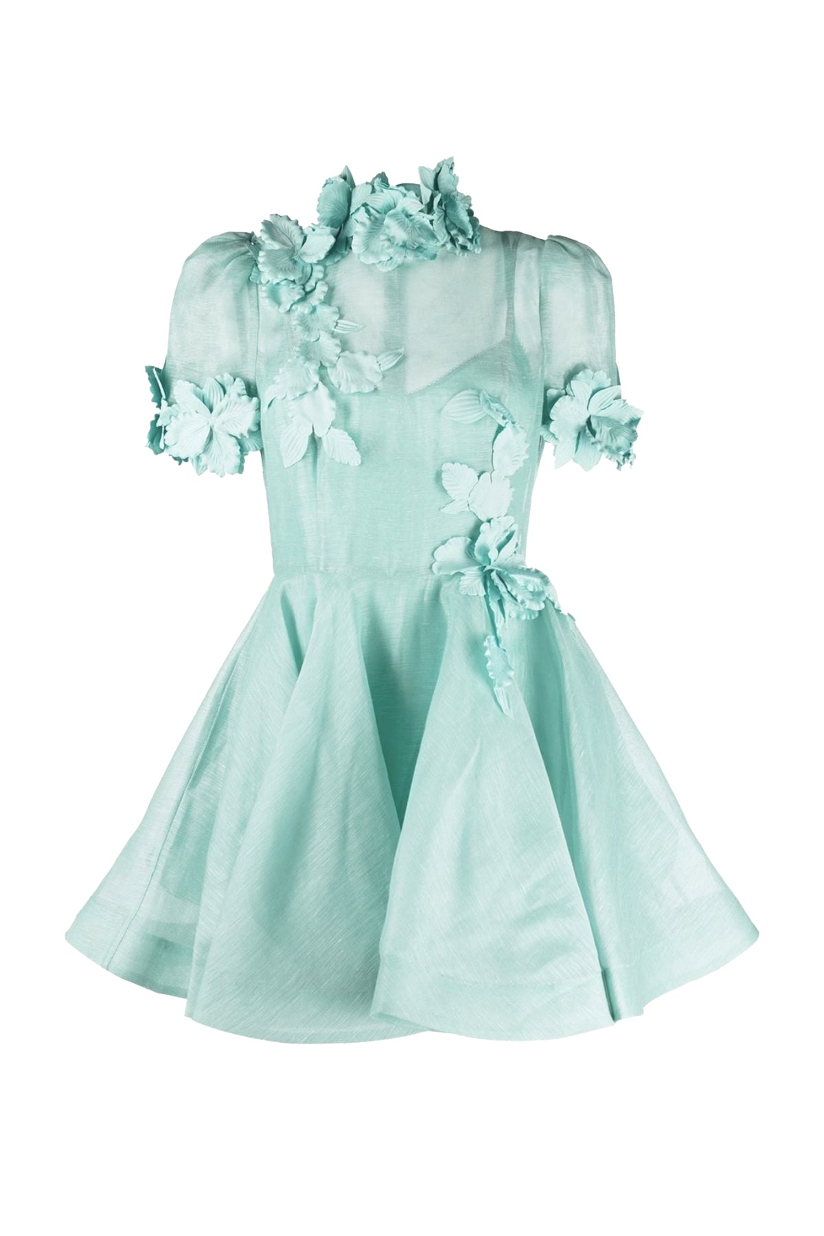 zimmermann high tide lift off flower mini dress High Tide Lift Off Flower Mini Dress by Zimmermann for Hire| High St. Hire