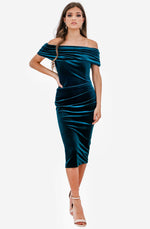 Jennie Emerald Dress by Nadine Merabi