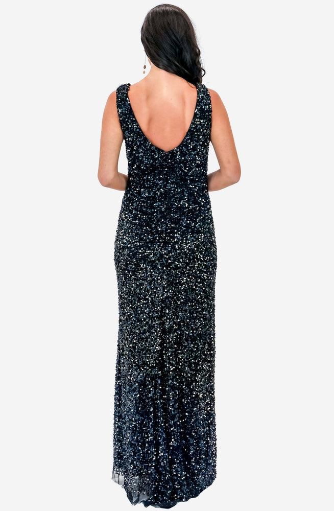 Layla Hand Beaded Gown by Montique