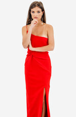 Lust One Shoulder Red Gown by Nookie