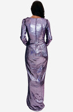 Ice Smoke Sequin Gown by Jadore (JX2101)