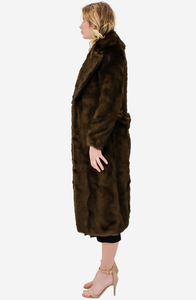 The Long Mac Coat by Unreal Fur