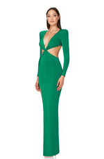 Jewel Gown Emerald by Nookie