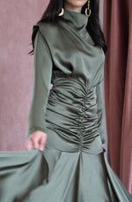 Khaki Bliss Gown by HSH