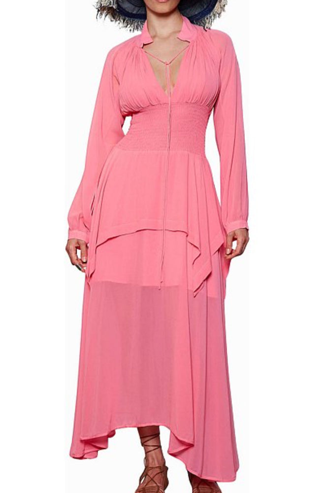 Layered Stem Dress Pink by KITX