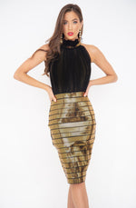Lexi Gold Micah Dress by Lexi