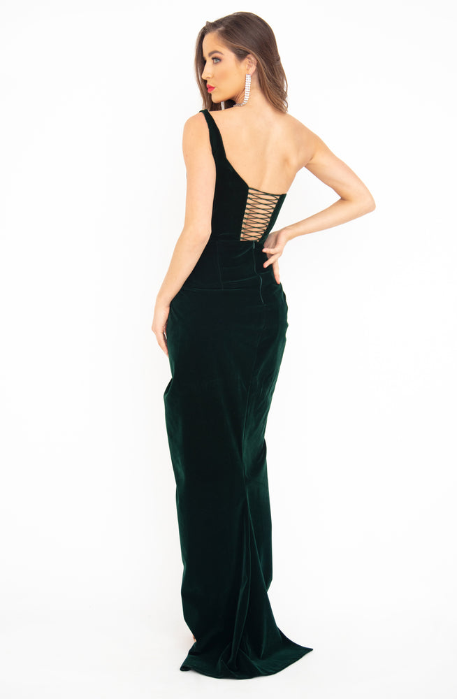 Emerald Lust Gown by Lia Stublla