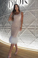 Lulu White Dress by Nadine Merabi