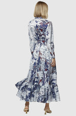 La Casa Silk Linen Dress by Leo Lin