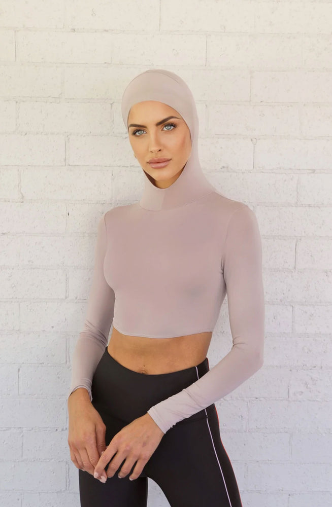 Luxe Hooded Fawn Crop by Mod Squad