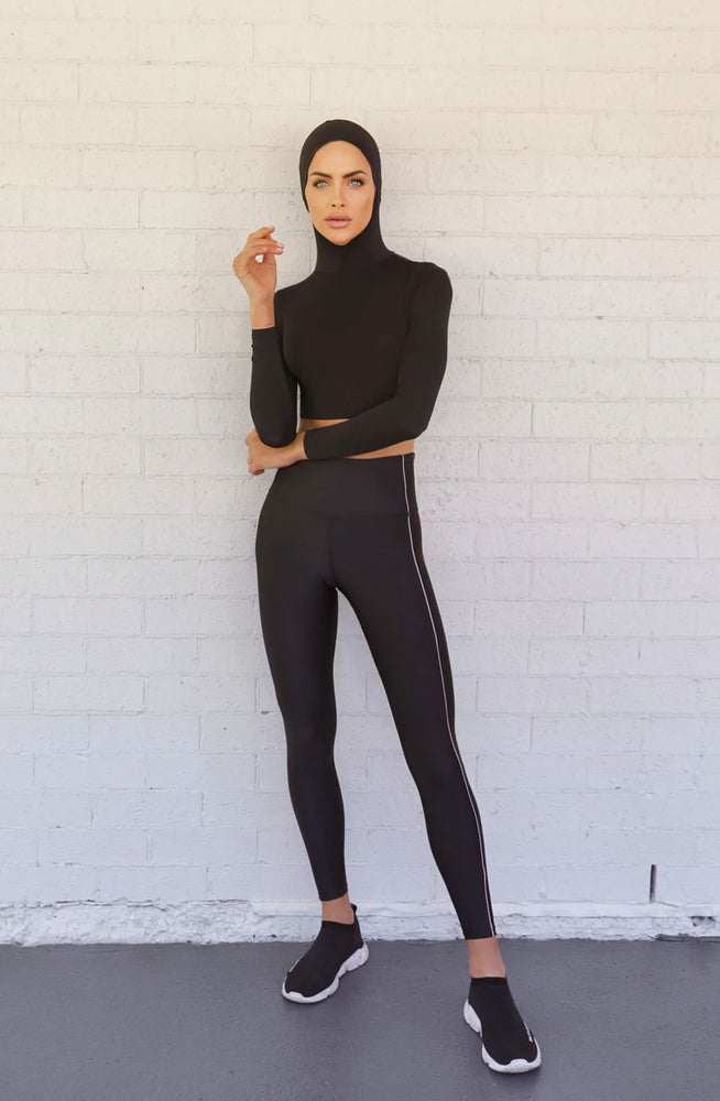 Luxe Hooded Midnight Crop by Mod Squad