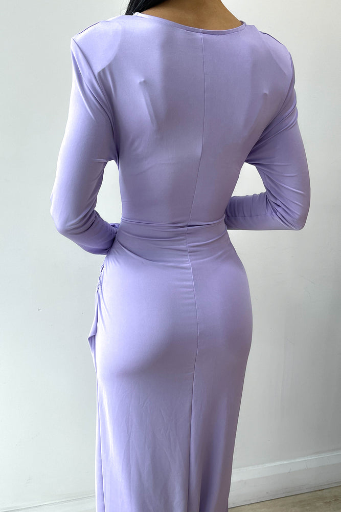 Mania Lilac Midi Dress by HSH
