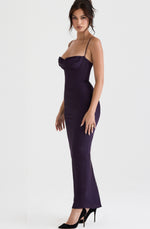 Charmaine Night Shade Corset Maxi Dress by House of CB