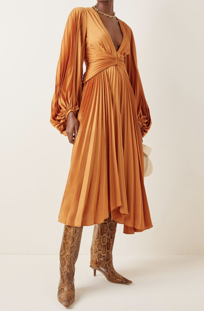 Palms Dress Turmeric by Acler