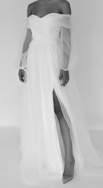 Rana Gown In White by HSH