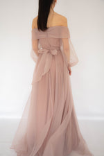 Rana Gown In Blush by HSH