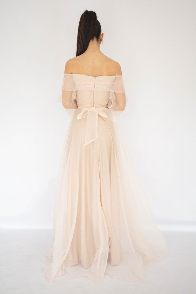 Rana Gown In Ivory by HSH