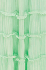Rue Off Shoulder Tiered Dress - Mint by Leo Lin