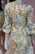 Super Eight Brocade Long Sleeve Mini Dress by Zimmermann