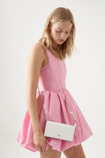 Suzette Bubble Mini Dress in Pink by Aje