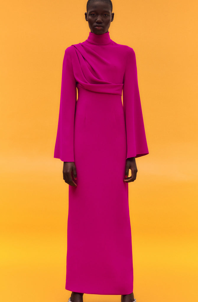 The Lia Maxi Dress in Fuchsia by Solace London for Hire – High St. Hire