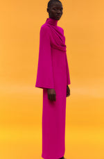The Lia Maxi Dress in Fuchsia by Solace London