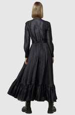 Vanta Silk Linen Dress by Leo Lin