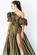 Fragrance Gown Khaki by HSH
