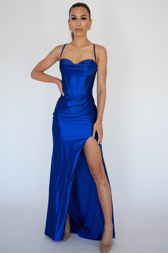 Lamour Gown Electric Blue by HSH