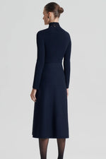 Crepe Knit Daisy Ls Dress by Scanlan Theodore for Hire High St. Hire Crepe Knit Daisy Ls Dress by Scanlan Theodore for Hire High St. Hire